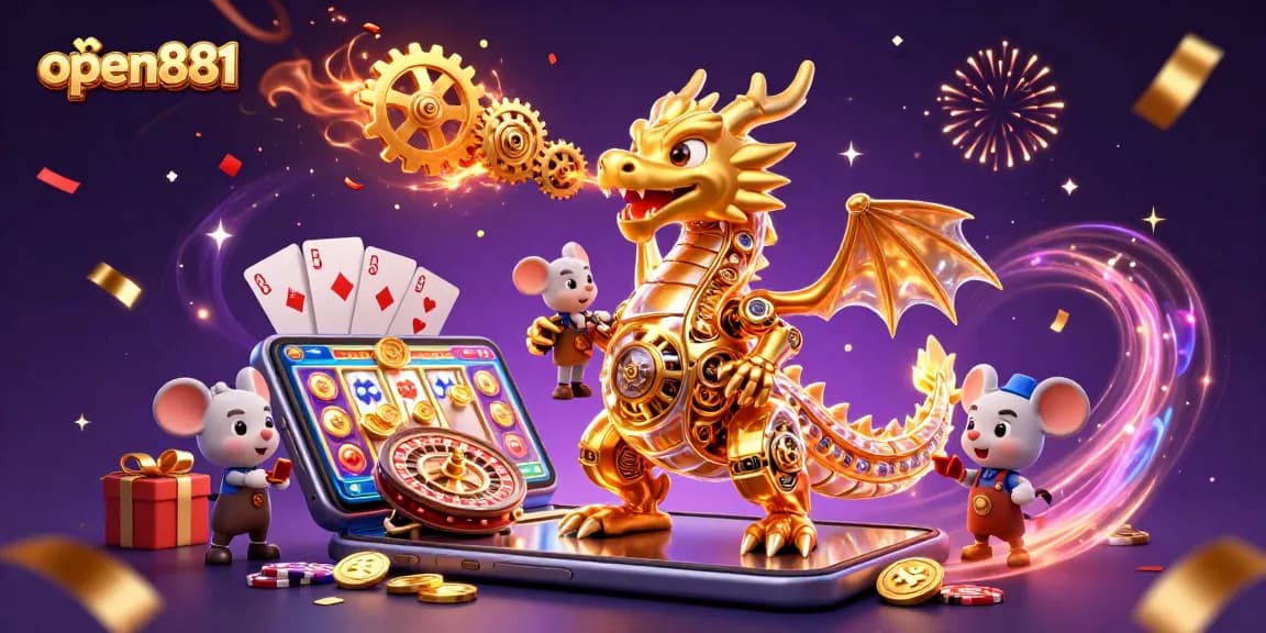 Experience thrilling gaming moments at open881 with vibrant slot games and dynamic casino elements.