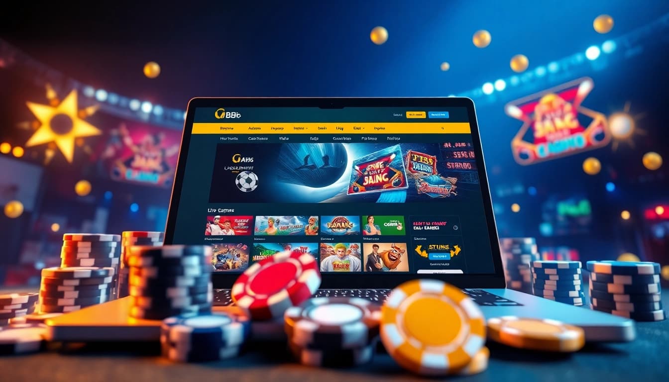 uu88 nhà cái online gambling platform with modern gaming interface and vibrant colors.
