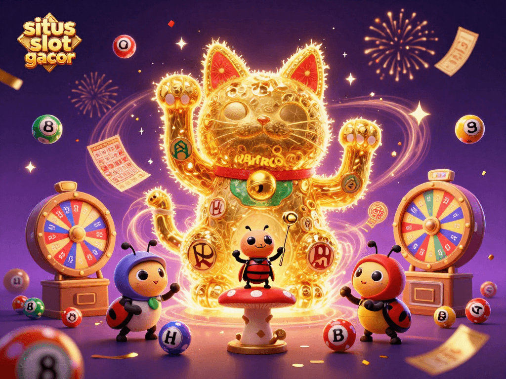 Experience exciting wins with situs slot gacor featuring dynamic lottery elements and a lucky cat!