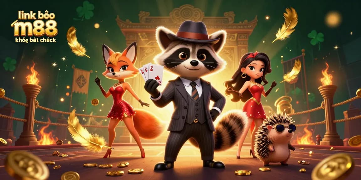Tham gia vào sự hồi hộp với link vào m88 không bị chặn khi anh hùng gấu mèo của chúng tôi dẫn dắt một cảnh casino sống động.