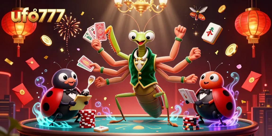 Engage with ufo777’s exciting casino atmosphere featuring vibrant characters and elements.