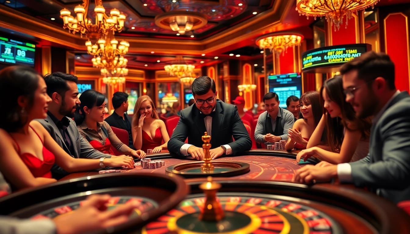 Players betting at a luxurious casino table, exploring if is hidden wiki illegal amidst thrilling poker action.