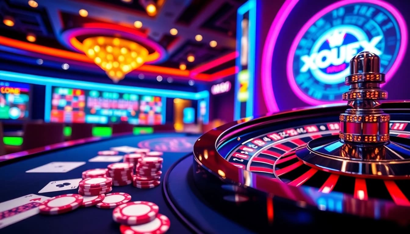 Experience thrilling gaming at xocdia88 with vibrant casino tables and exciting gameplay.