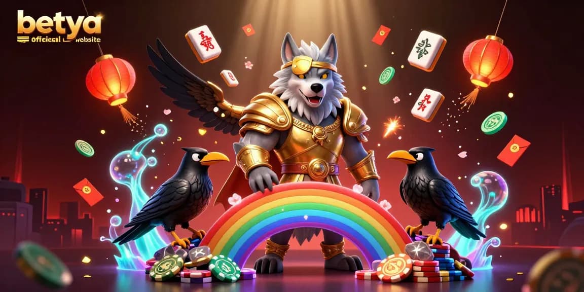 Experience winning strategies at betya official website with captivating casino-themed illustration.
