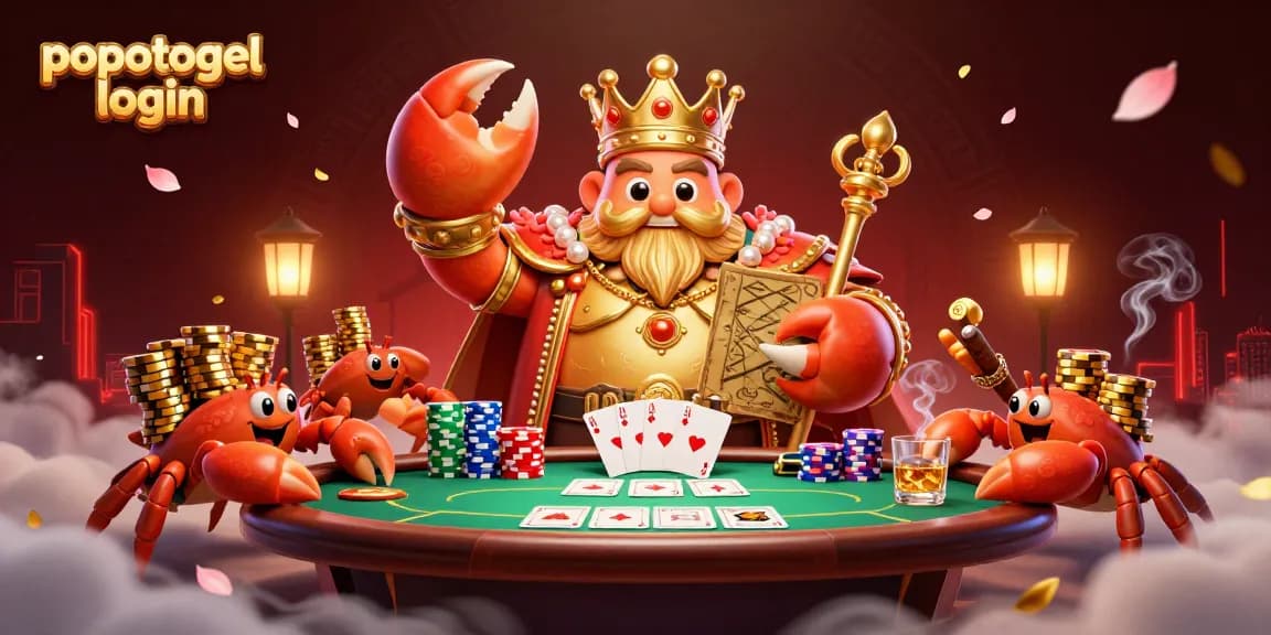 Spin the reels and win big with popotogel login in a vibrant, bustling casino scene filled with treasures.