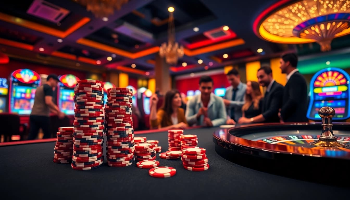 Engage in excitement at 13win.group's casino scene with professional poker games and vibrant slot machines.