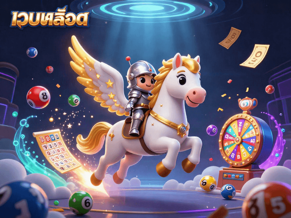 Enhance your gaming experience with เว็บสล็อต lottery excitement, colorful balls, and dynamic prize elements!