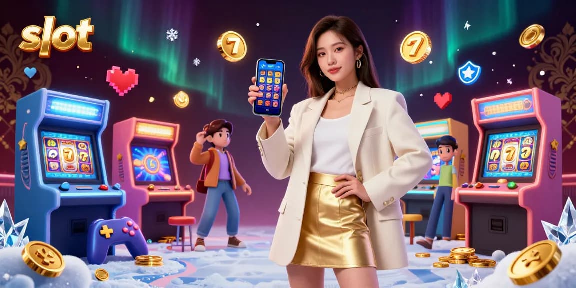 Spin the slot reels with exciting graphics from a vibrant online casino experience.