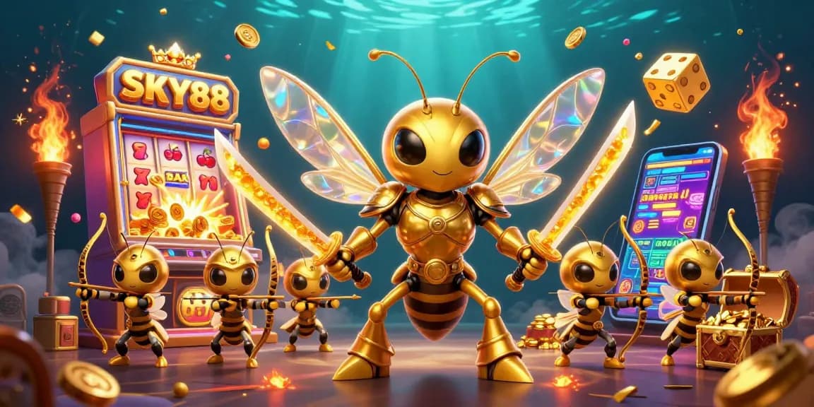 Experience the thrill of winning with SKY88's dazzling casino games and jackpot excitement!