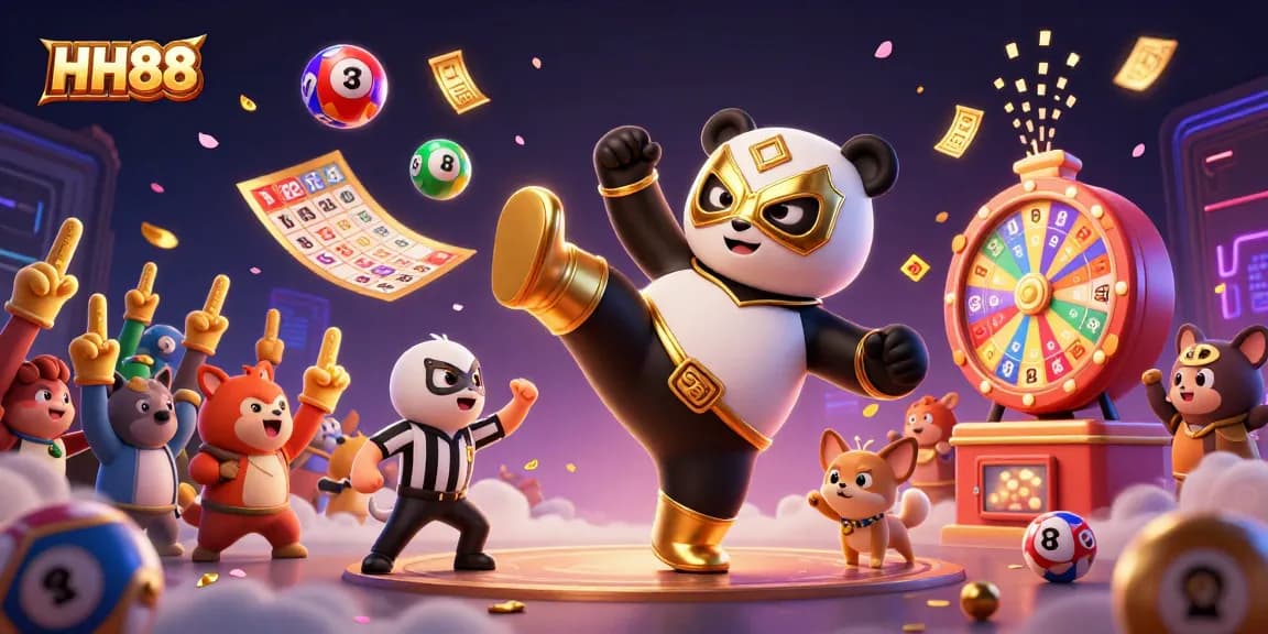 Experience excitement at HH88 with dynamic gameplay illustrated in a vibrant 3D scene