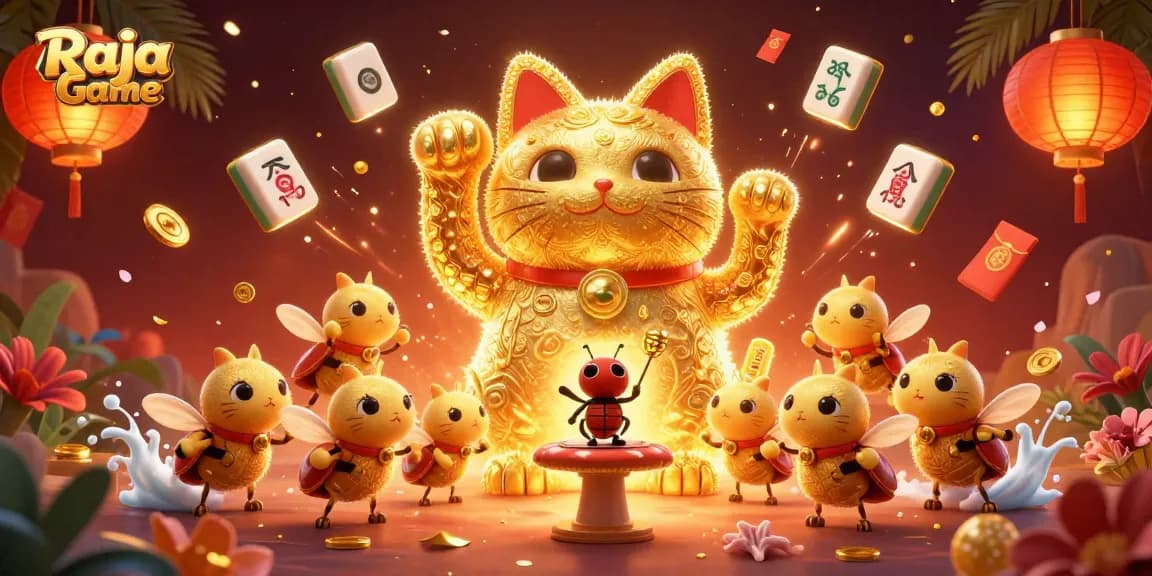 Engage with Raja Game by enjoying thrilling casino activities within a vibrant, animated atmosphere.