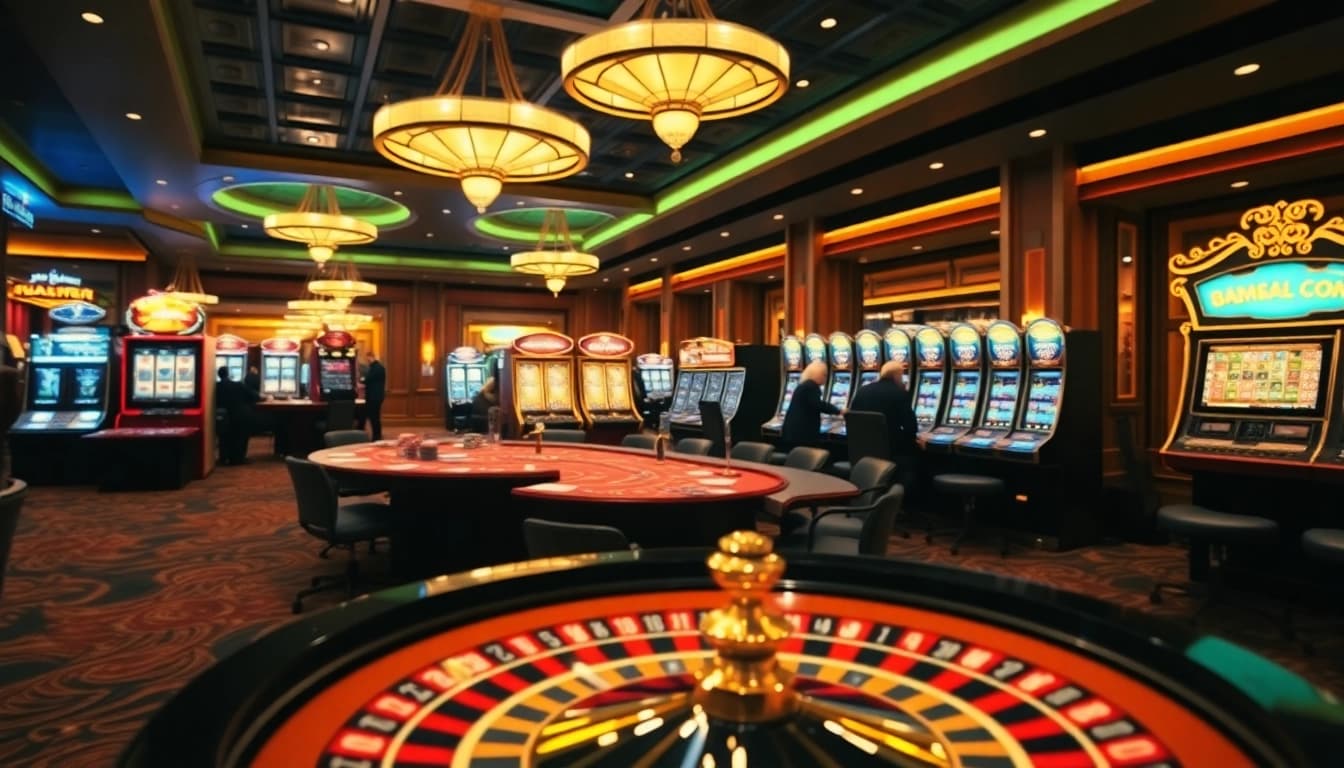 Experience a vibrant gaming atmosphere at https://thabet.vegas/, showcasing exciting casino action.