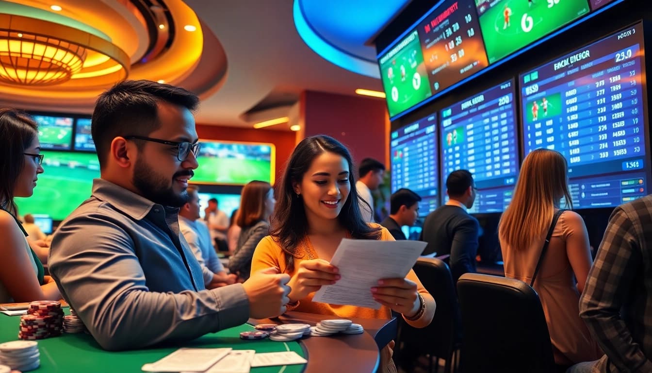 Techniques for successful sports betting at a lively casino sports area.