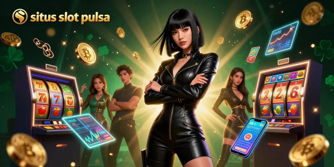 Bermain permainan menarik di situs slot pulsa dengan grafis menakjubkan dan elemen slot dinamis.