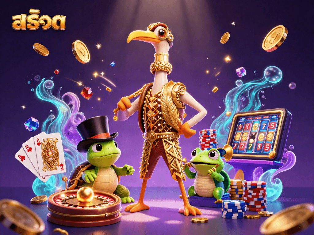 Experience thrilling สล็อต action with vibrant characters at a speakeasy in this dynamic scene.