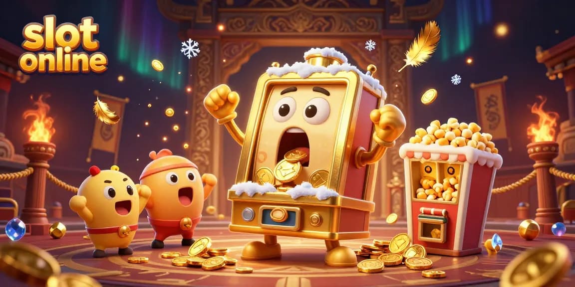 Jelajahi keseruan bermain slot online dengan mesin slot emas yang menakjubkan dan koin berhamburan!