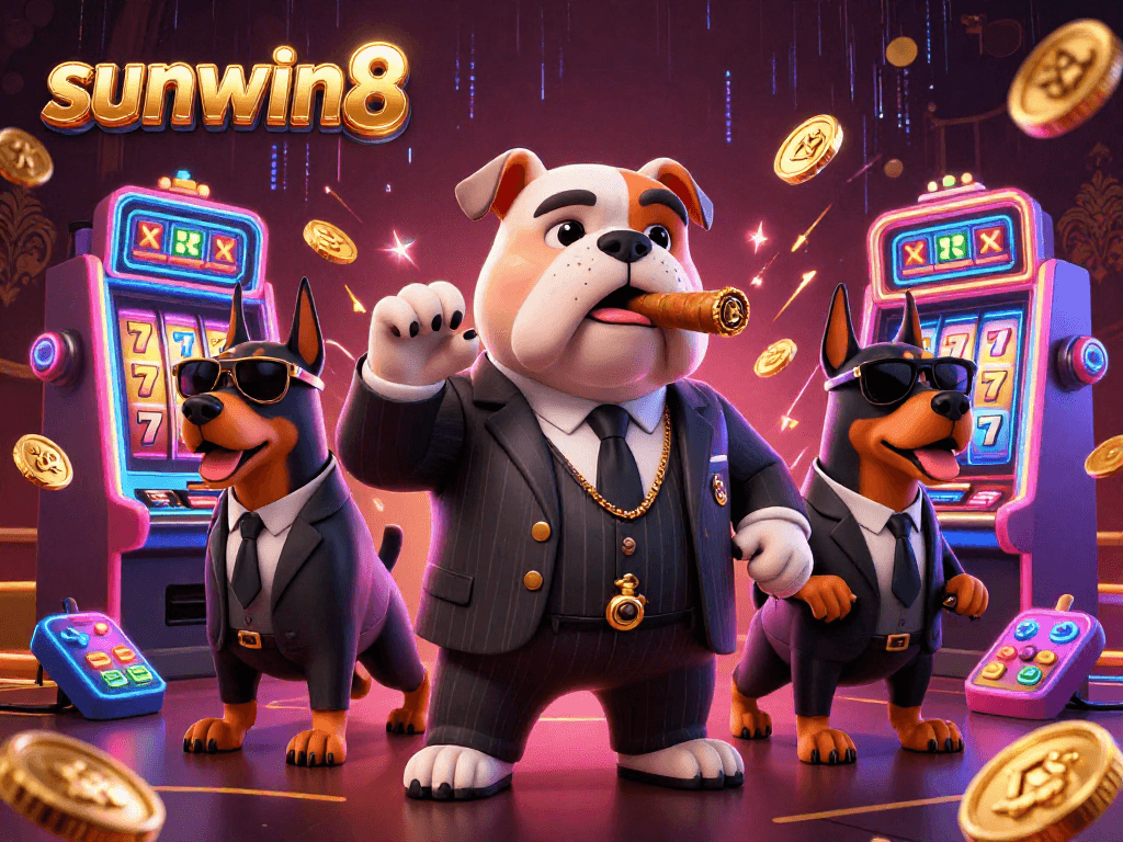 Experience the thrill of gaming at sunwin8 with vibrant slot machines and engaging characters.