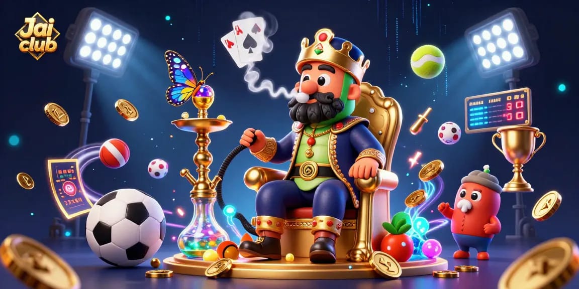 Engage with Jai club through exciting casino-themed interactions and vibrant visuals.