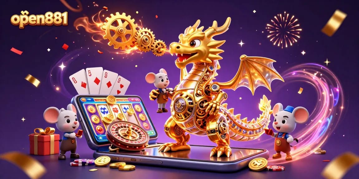 Experience thrilling gaming moments at open881 with vibrant slot games and dynamic casino elements.