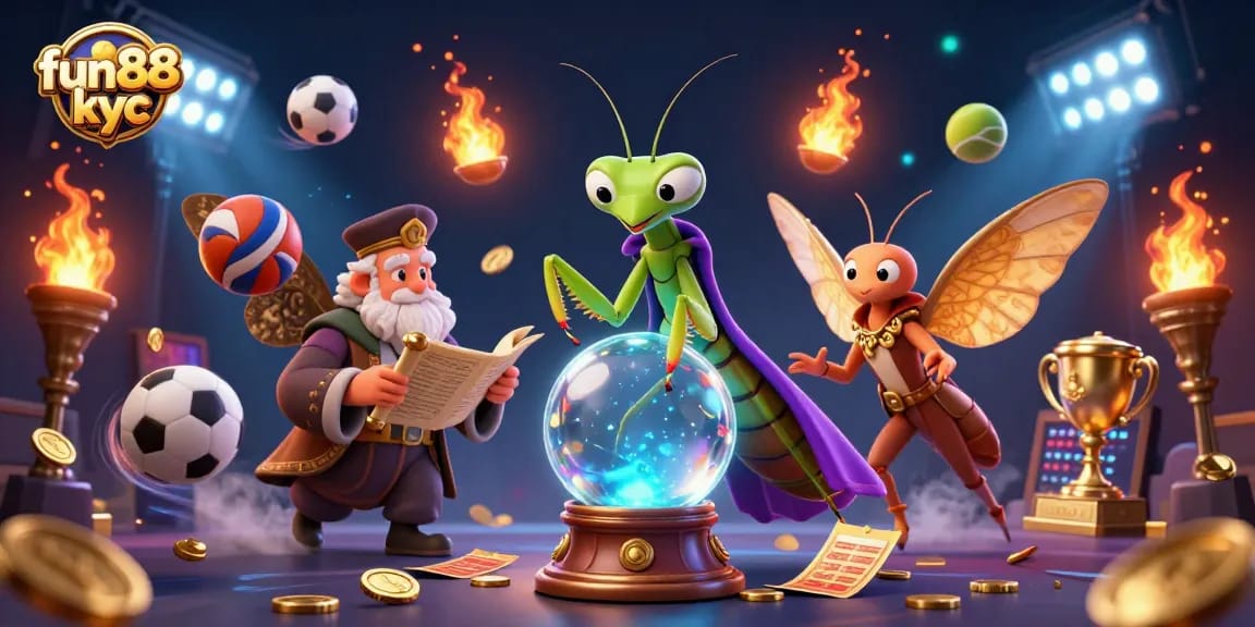Chơi cá cược trực tuyến với fun88 kyc và các trò chơi hấp dẫn trong không gian huyền bí.