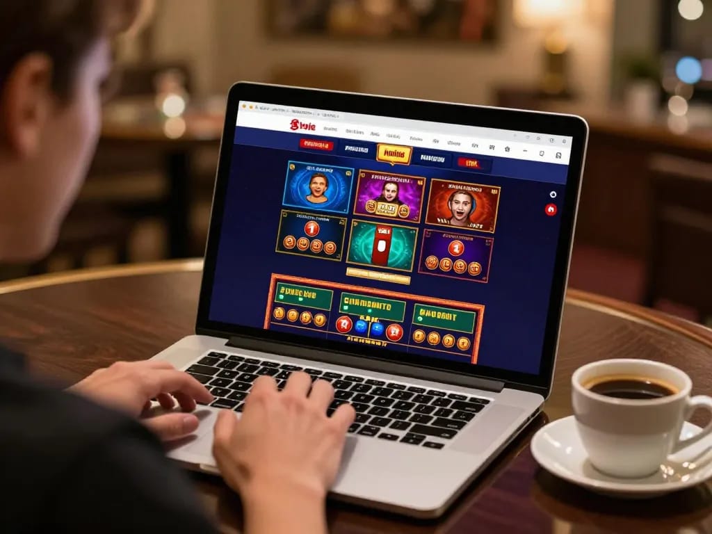 Experience thrilling gameplay at ytr88, showcasing an online casino interface with vibrant graphics.