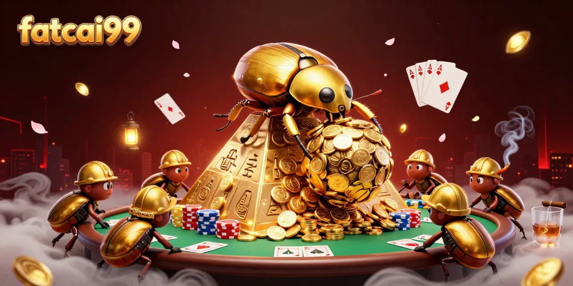 Experience thrilling gameplay at fatcai99 with vibrant casino elements amidst a dynamic scene.