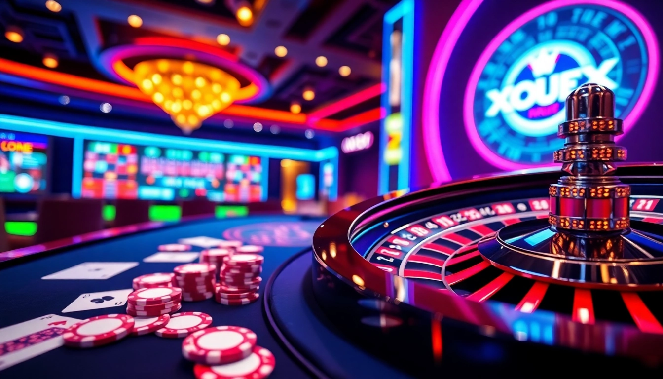 Experience thrilling gaming at xocdia88 with vibrant casino tables and exciting gameplay.