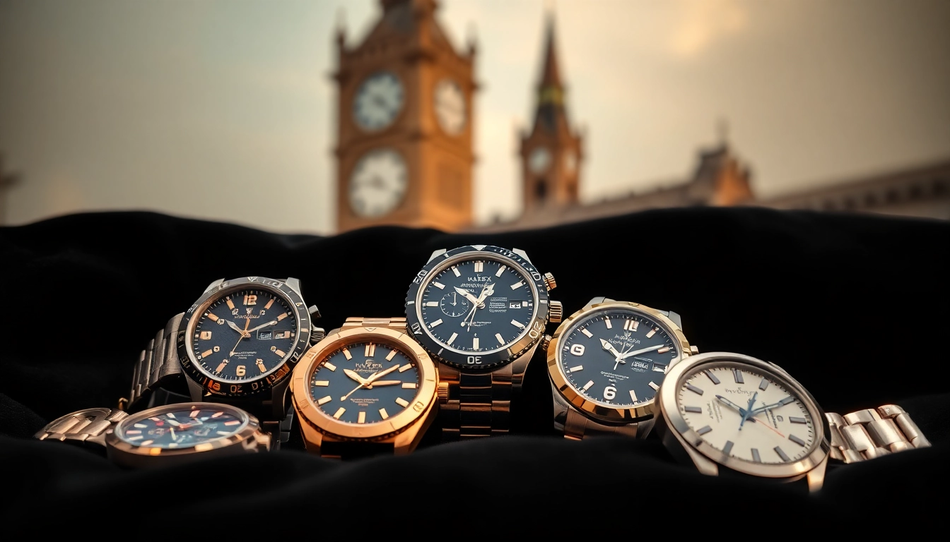 Exquisite replica watches highlighting craftsmanship and luxury in an elegant setting.