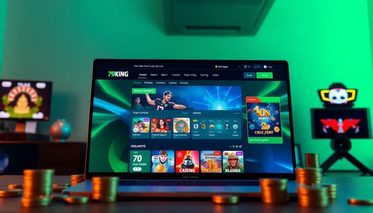 Explore the user-friendly interface of 79king's online betting platform with vibrant elements and engaging design.