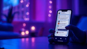 Engaging digital interface for sex ai chat interactions with virtual characters.