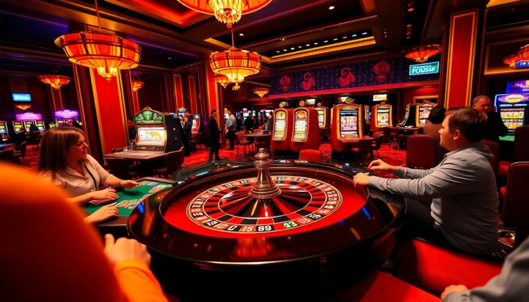 C168 players engaged in a thrilling roulette game at a luxurious casino table filled with colorful chips.