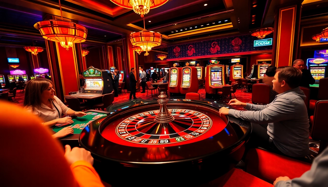 C168 players engaged in a thrilling roulette game at a luxurious casino table filled with colorful chips.