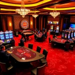 Experience the thrill of 22JL casino gaming with engaging poker tables and vibrant slot machines.