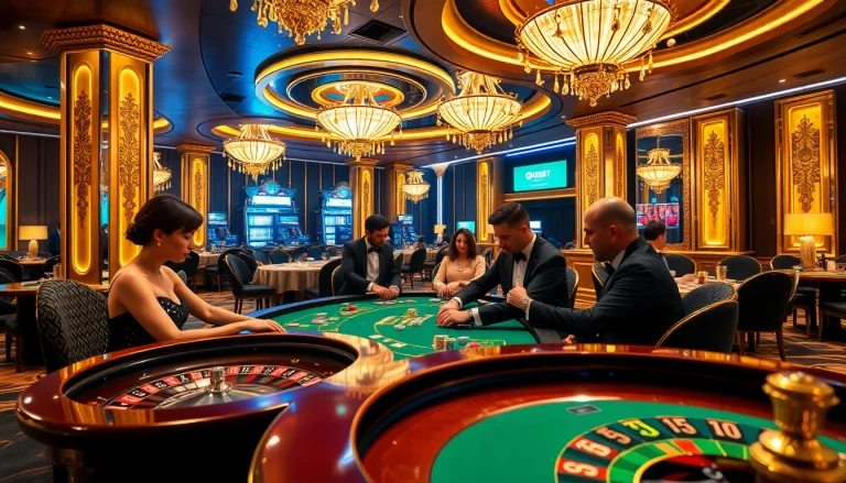 Experience luxury gaming with Clube VIP HHBET at an exclusive poker table surrounded by excitement.