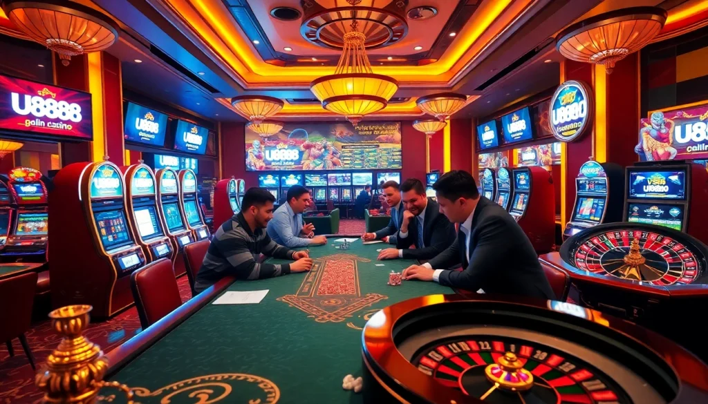 Experience the thrill of winning at U888's online casino with poker games and vibrant slot machines.