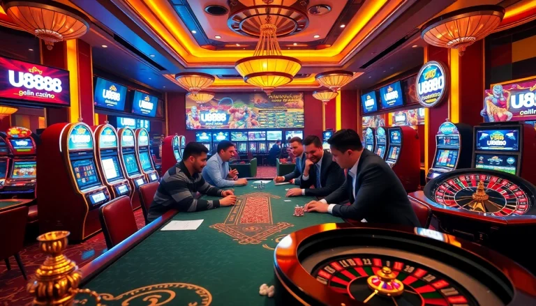Experience the thrill of winning at U888's online casino with poker games and vibrant slot machines.