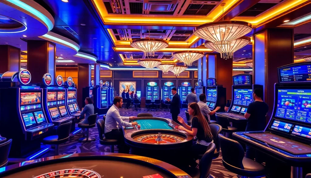 Engaging players at NOHU LIVE casino with exciting slot machines and dynamic poker table action.