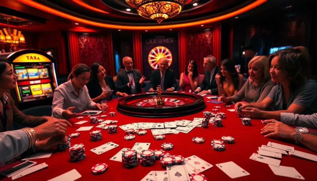 Experience thrilling gameplay at 32win.host with vibrant casino tables and exciting betting chips.