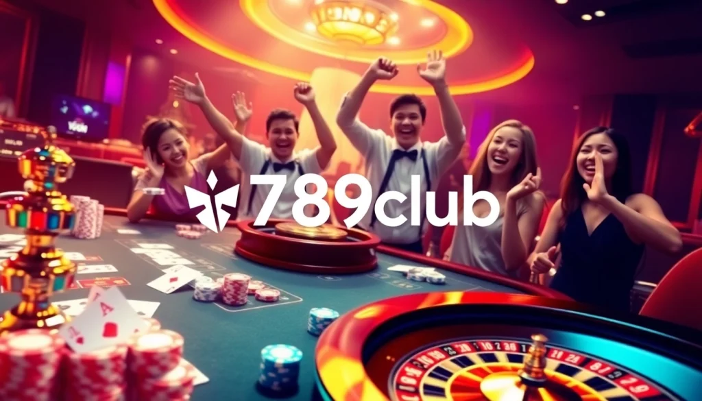 Experience thrilling gameplay at 789club with vibrant casino elements and engaging players.