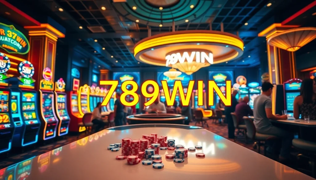 Experience the thrill of gambling at 789WIN with vibrant casino games and lively players.