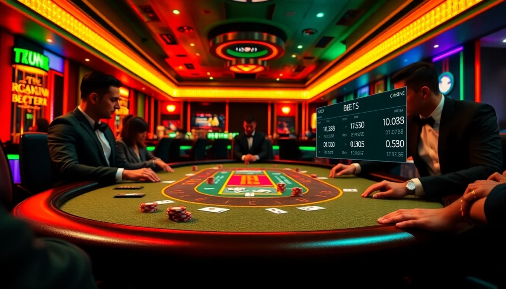 Stake סוכן מפיח התלהבות על שולחן פוקר יוקרתי, המציג משחק אינטנסיבי והימורי קריפטו.