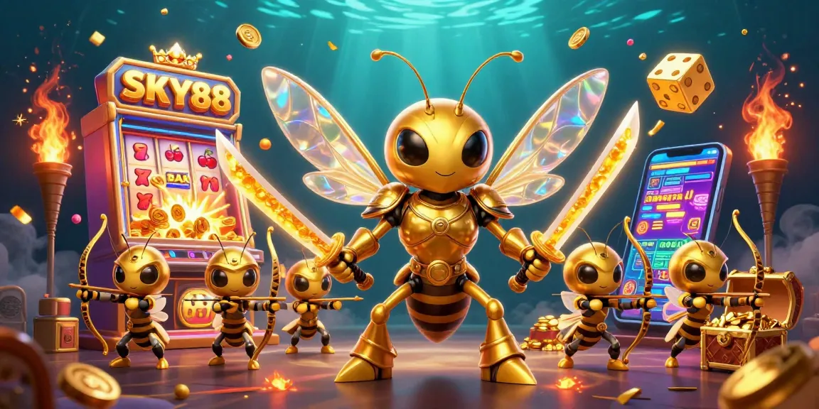 Experience the thrill of winning with SKY88's dazzling casino games and jackpot excitement!