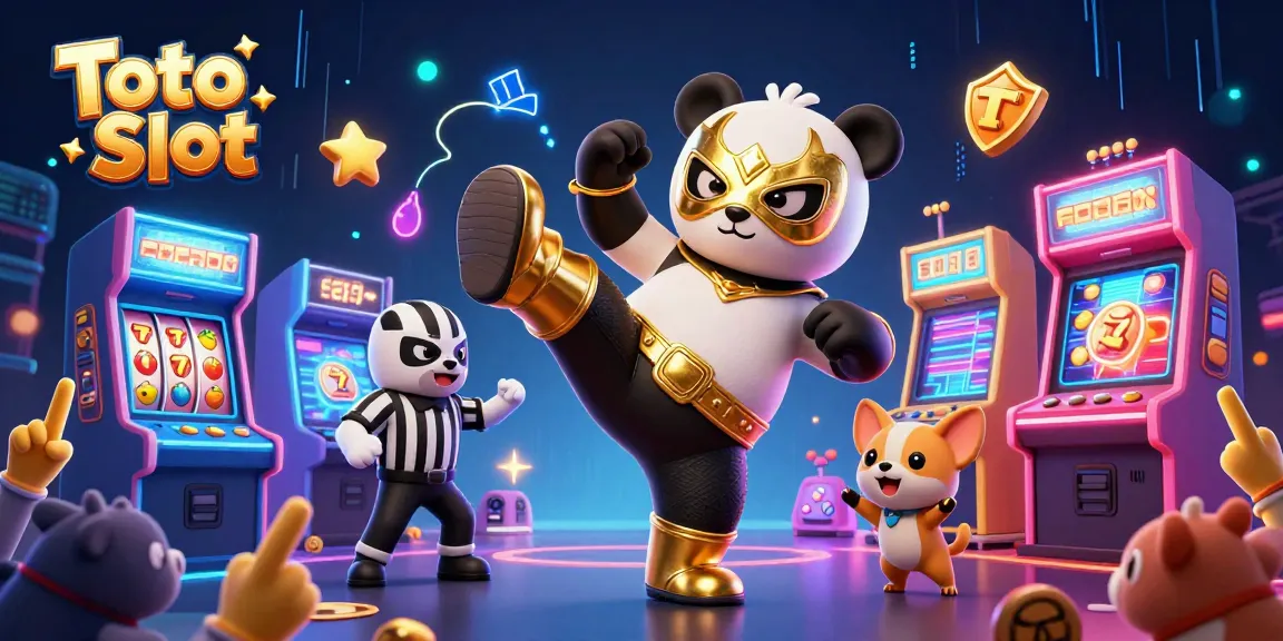 Toto Slot memberikan pengalaman kasino yang mendebarkan dengan panda petarung dan penonton hewan yang antusias.